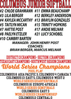 2025 Junior Softball World Series Champions Shirt