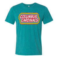 TriBlend Columbus Cardinals Multi Color Shadow Graphic Shirt