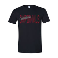 Columbus Cardinals Stenciled Graphic Shirt