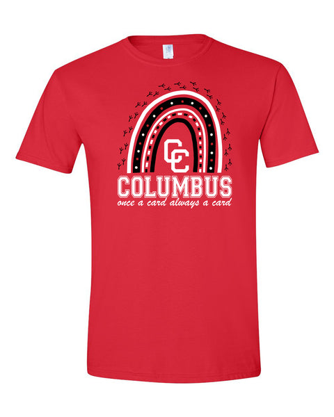 Columbus Rainbow Cotton Short Sleeve Shirt