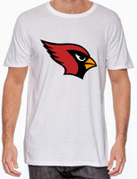 Youth White Shirt with Cardinal