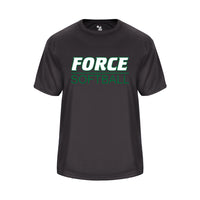 Youth Graphite Vent Back Shirt with Force Softball Logo