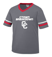 Graphite Jersey with White CTOWN BREAKDOWN CC Logo