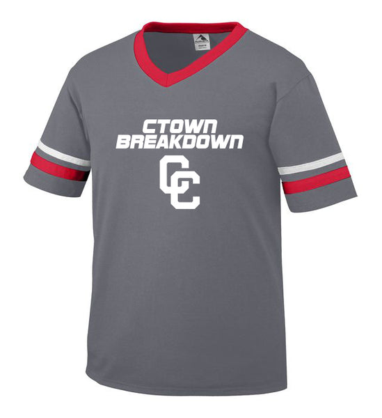 Youth Graphite Jersey with White CTOWN BREAKDOWN CC Logo