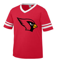 Red and White Jersey with Cardinal Logo