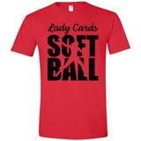 Lady Cards Softball Silhouette