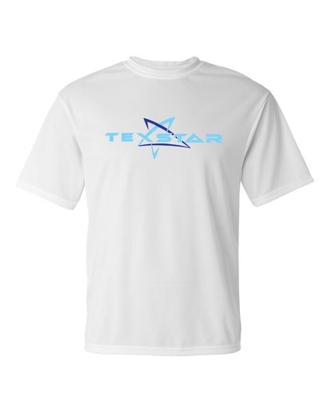 Texstar White Drifit Short Sleeve Shirt