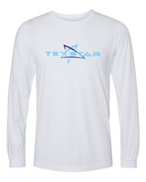 Texstar White Triblend Long Sleeve Shirt