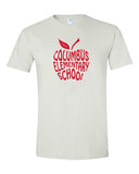Columbus Elementary School Apple Shirt