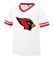 White Jersey with Cardinal Logo
