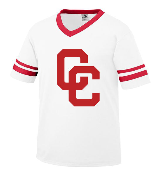 White Jersey with Red CC Logo